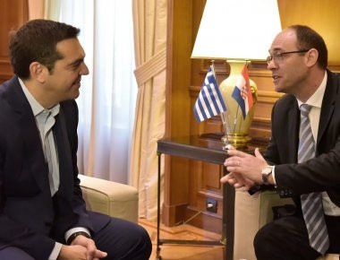 Τετ α τετ Αλ. Τσίπρα με τον αντιπρόεδρο της Κροατίας στο Μαξίμου